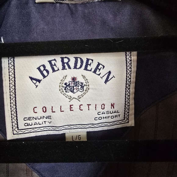 Aberdeen collection mens blue bomber jacket Large with adjustable cuffs - Picture 3 of 16